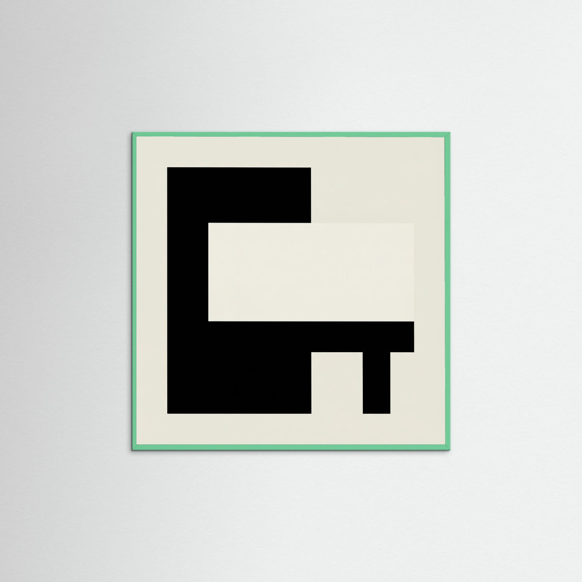 Mint Wood Square Monochrome Balance