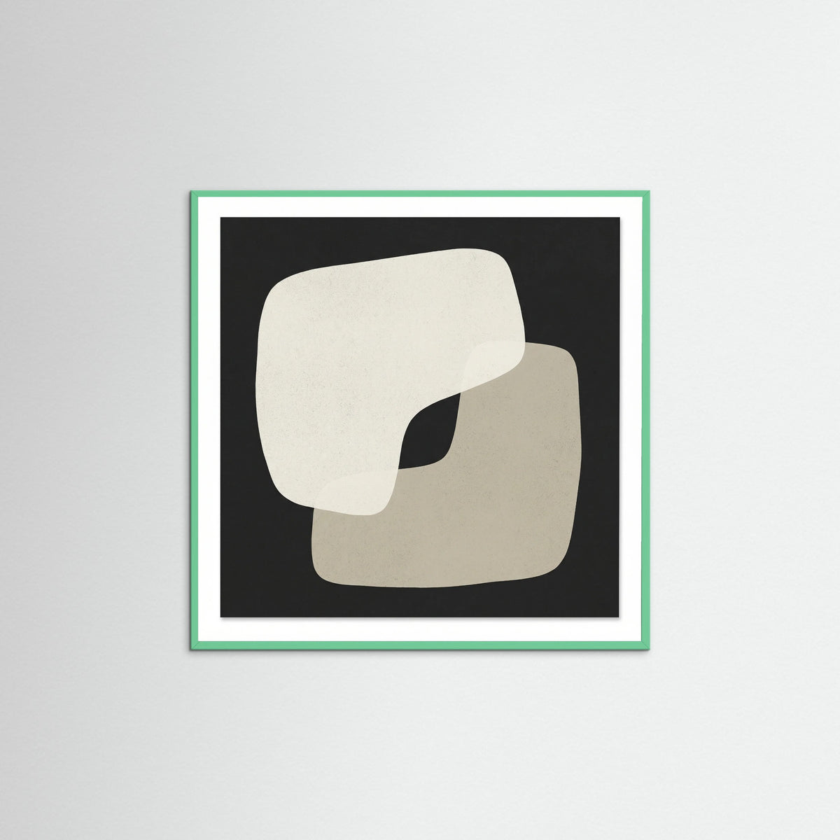 Mint Wood Square Organic Contrast