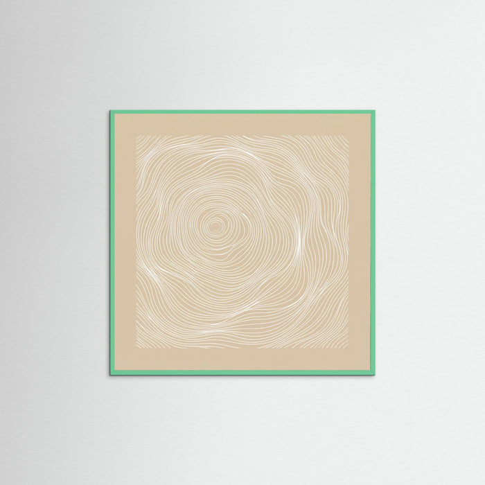 Mint Wood Square Organic Echoes
