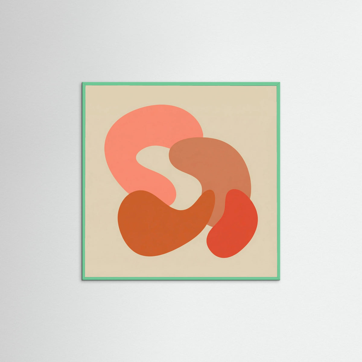 Mint Wood Square Organic Embrace