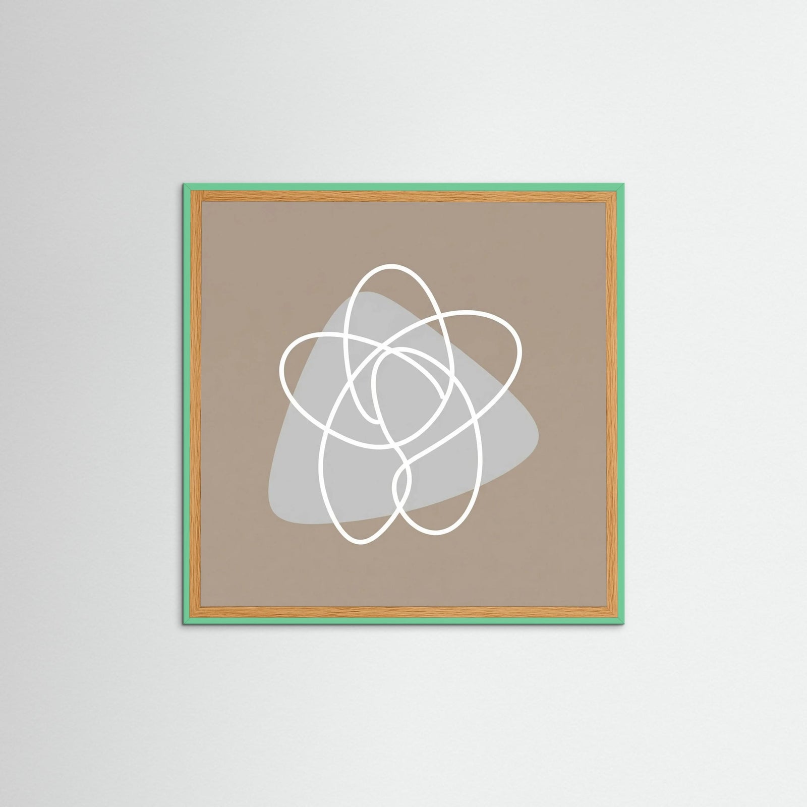 Mint Wood Square Organic Flow