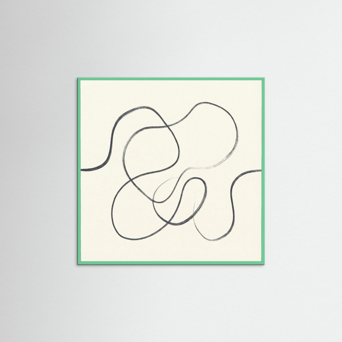 Mint Wood Square Organic Flow