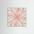 Mint Wood Square Rose Embrace