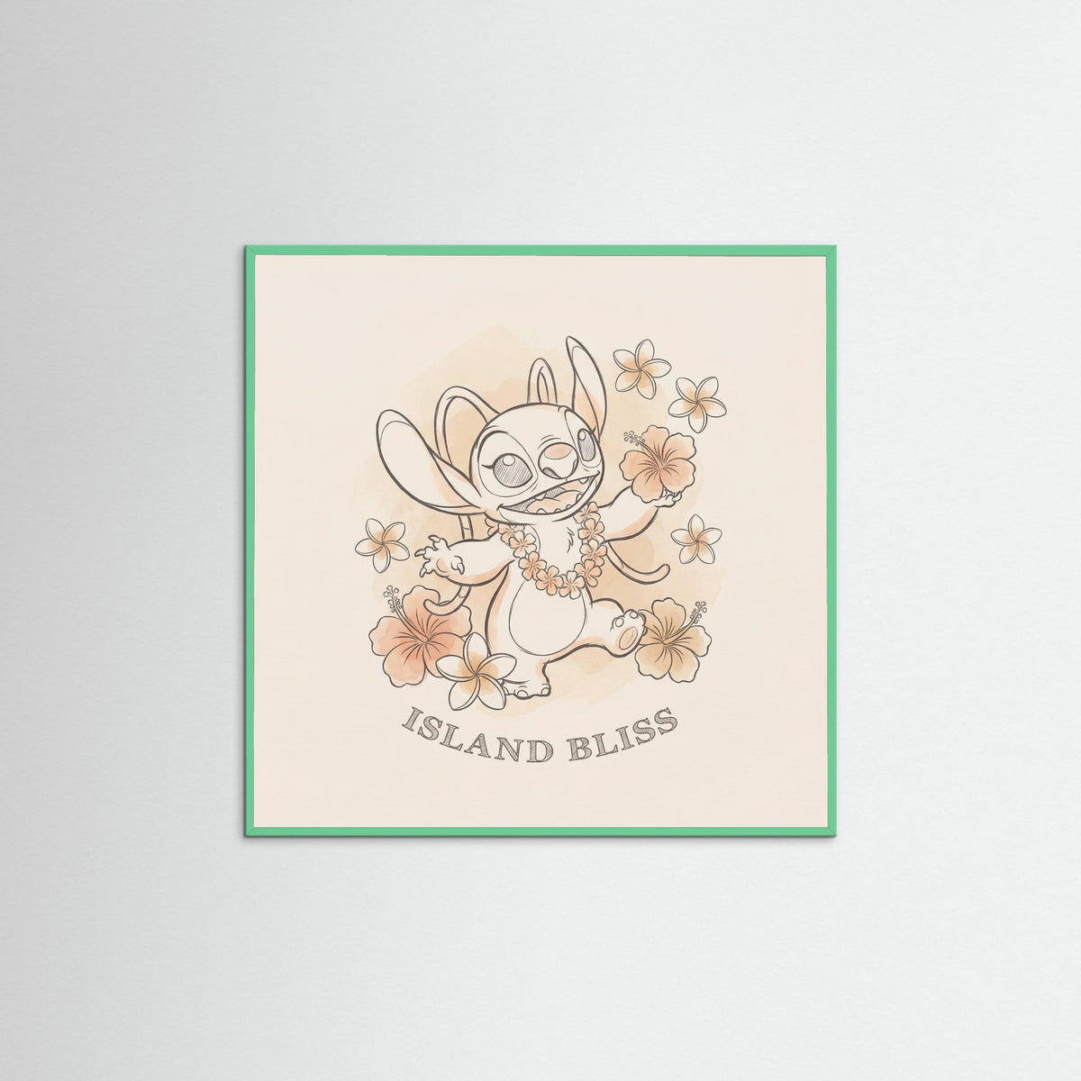 Mint Wood Square Sea La Vie