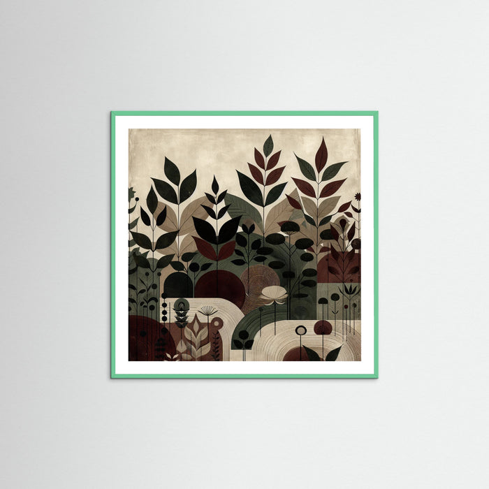 Mint Wood Square Shadow Garden