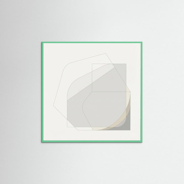 Mint Wood Square Soft Geometry