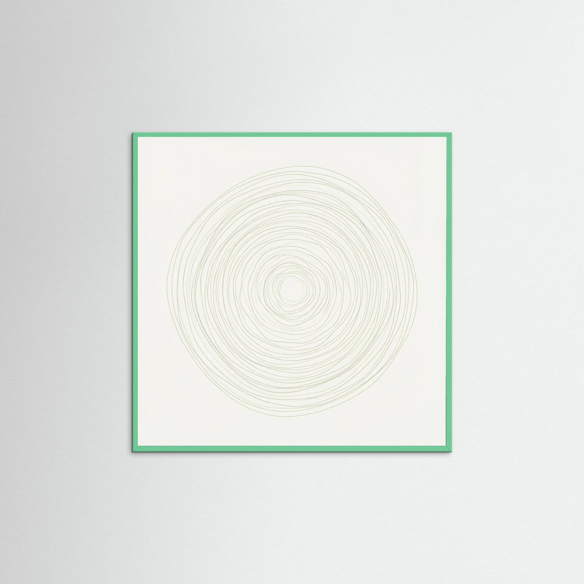 Mint Wood Square Subtle Rhythm