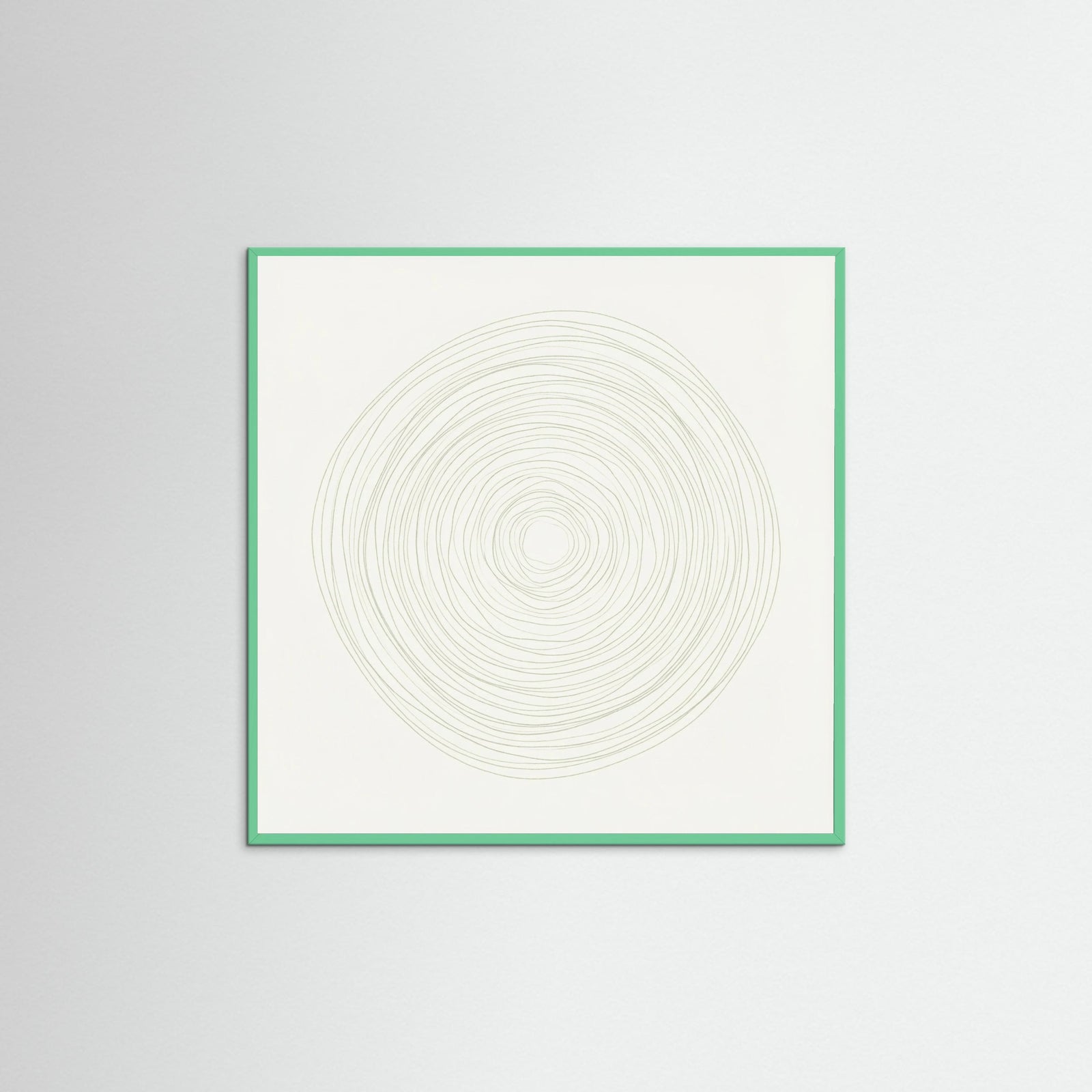 Mint Wood Square Subtle Rhythm