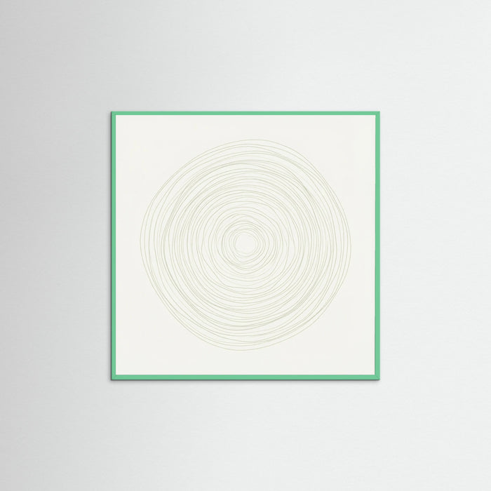 Mint Wood Square Subtle Rhythm