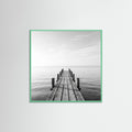 Mint Wood Square Surf Palms