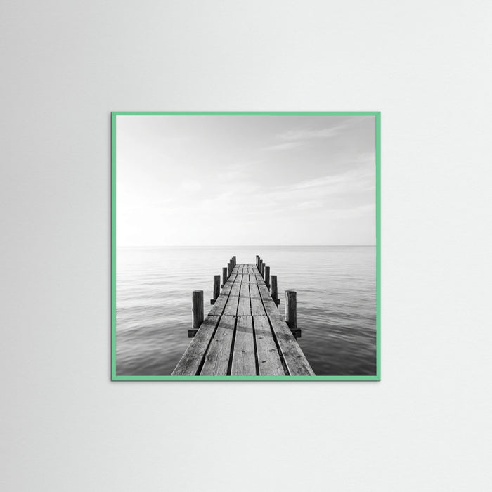 Mint Wood Square Surf Palms