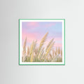 Mint Wood Square Tropical Twilight