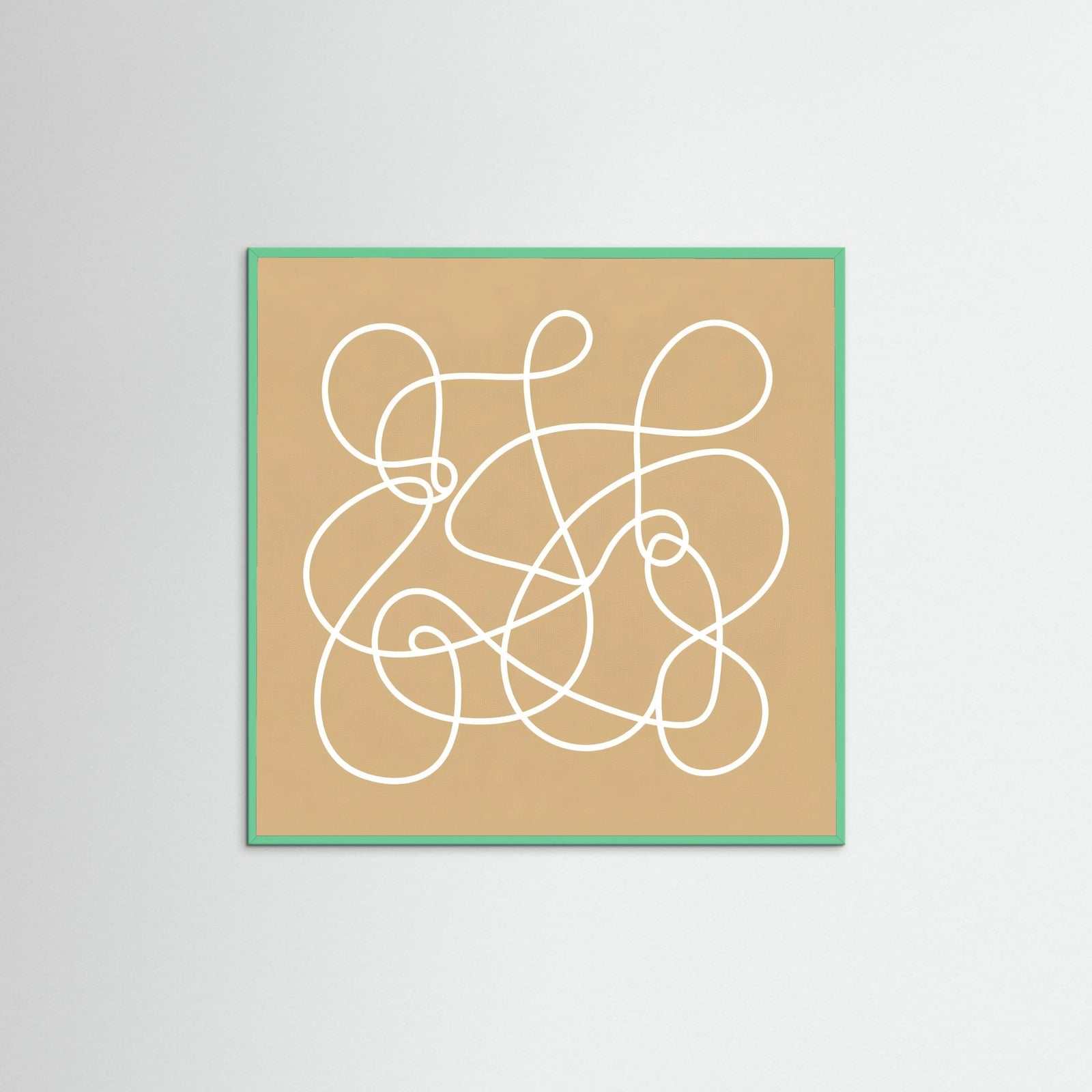 Mint Wood Square Verdant Gesture