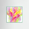 Mint Wood Square Vibrant Luminosity