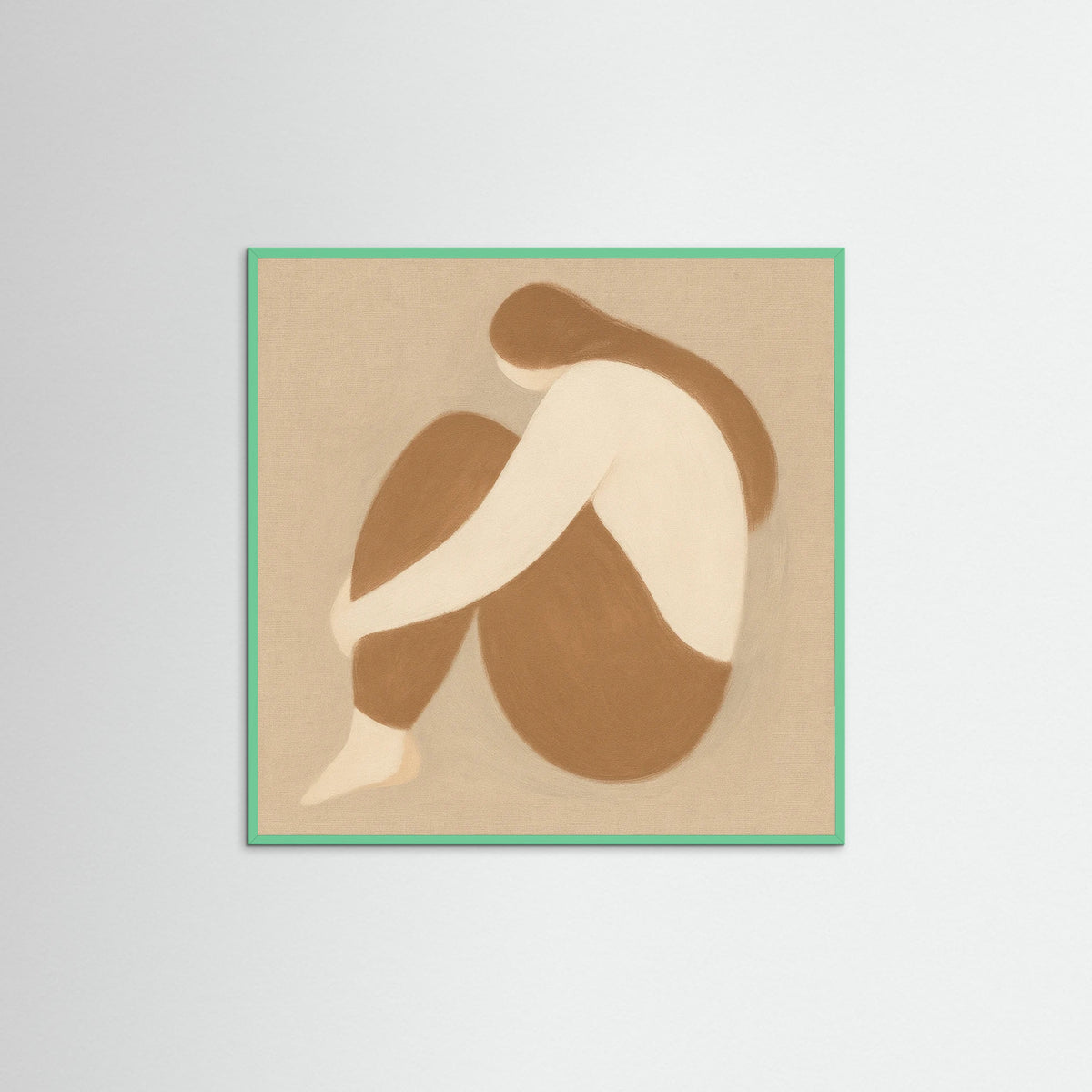 Mint Wood Square Warm Shape