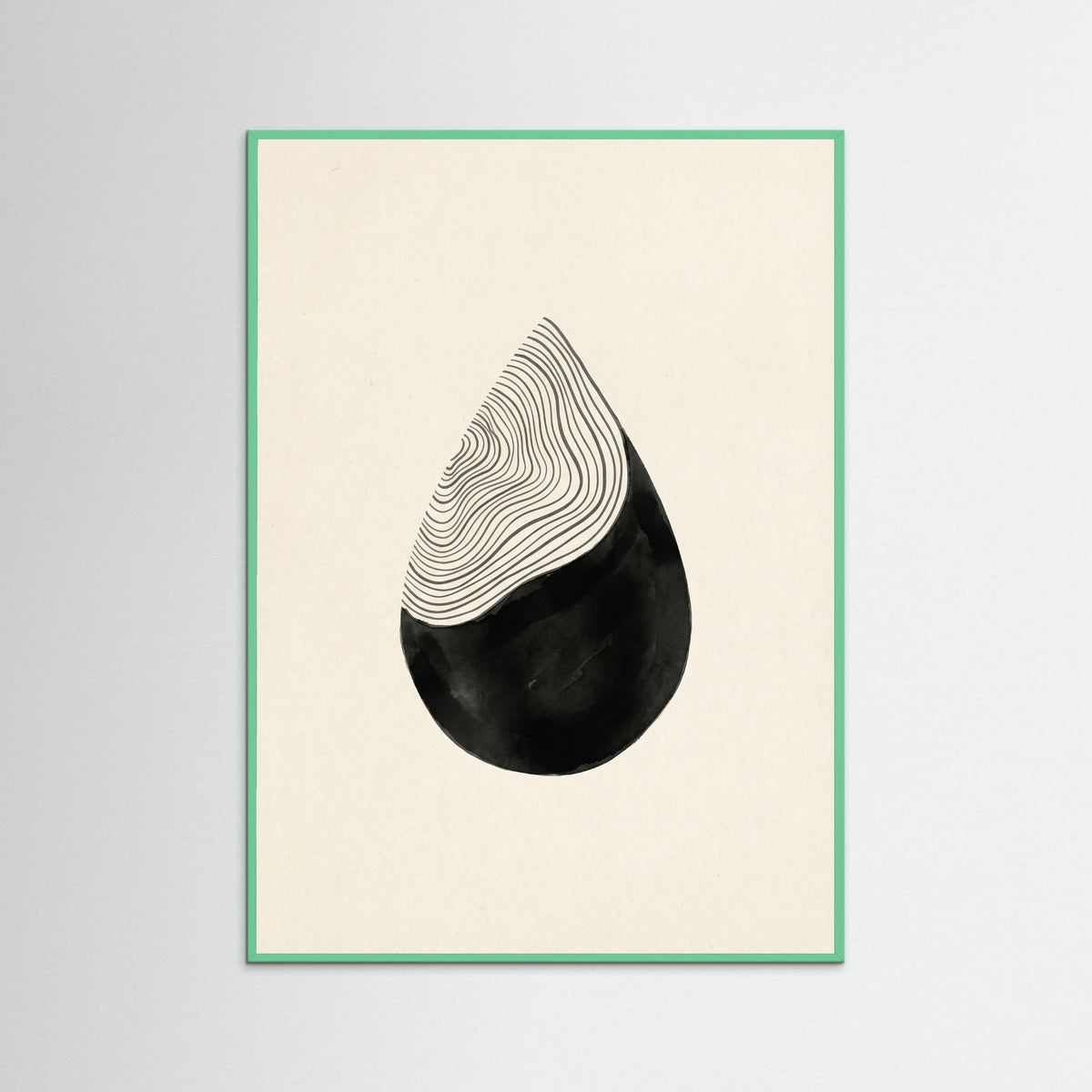 Mint Wood Stacked Crescents