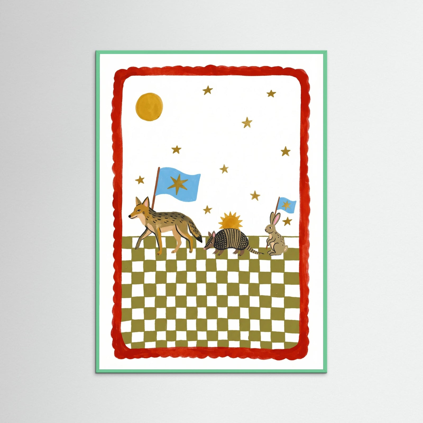 Mint Wood Star Weaver