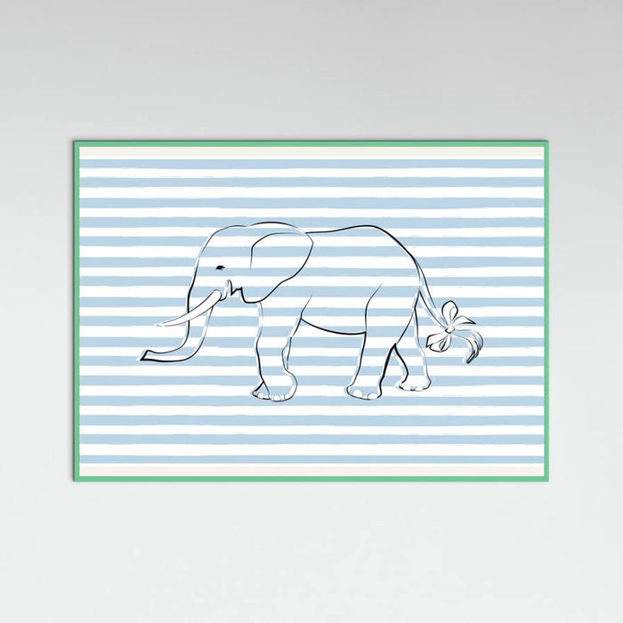 Poster Stripe Elephant – poster e stampa artistica