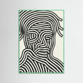 Stripe Portrait Poster – poster and art print