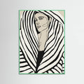 Striped Coat Poster – plakat og kunsttryk
