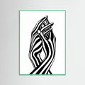 Mint Wood Striped Form