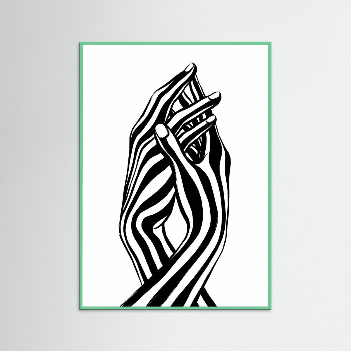Mint Wood Striped Form