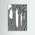Mint Wood Striped Grace