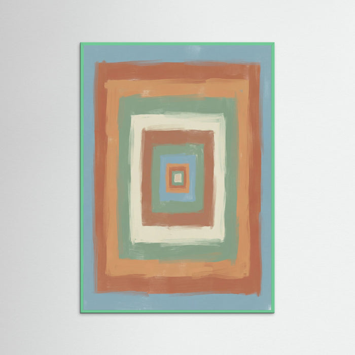 Mint Wood Striped Horizons