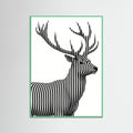 Mint Wood Striped Muse