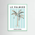 Striped Palm Tree -juliste – juliste ja taidepainatus