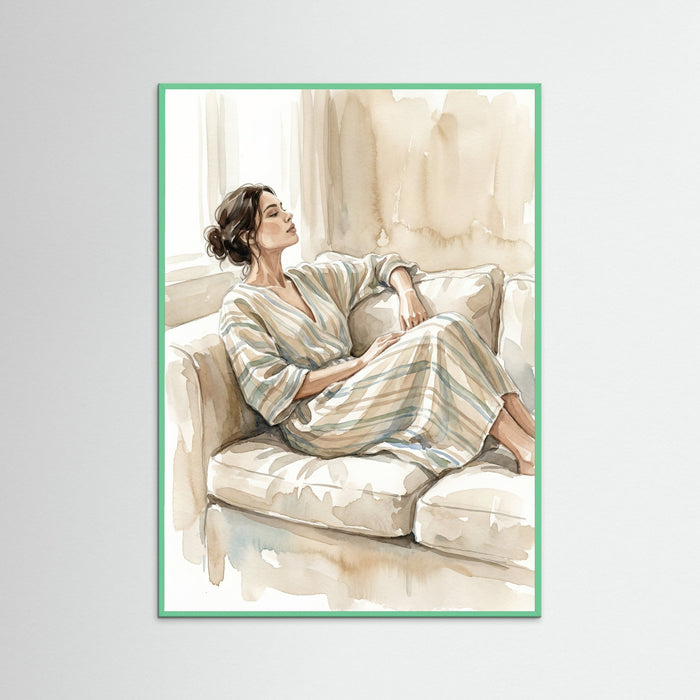 Mint Wood Striped Serenity Beige