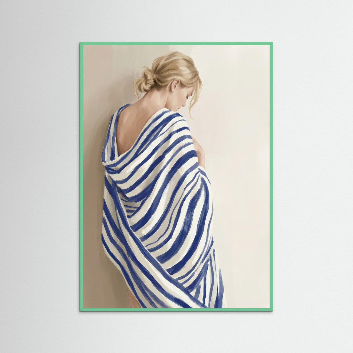 Mint Wood Striped Serenity