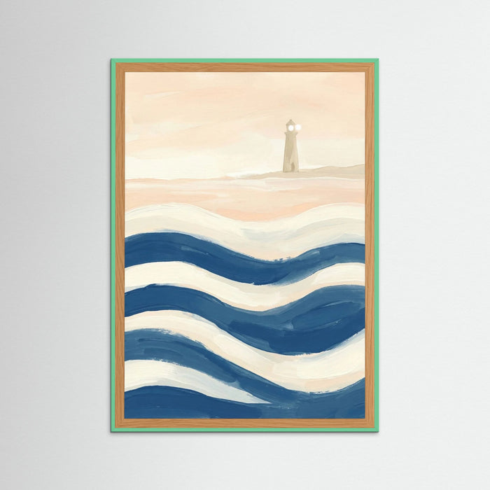 Mint Wood Striped Serenity
