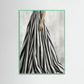 Mint Wood Striped Silhouette Black