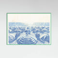 Poster Striped Umbrellas Parchment – poster e stampa artistica