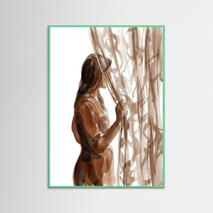 Mint Wood Submerged Contemplation