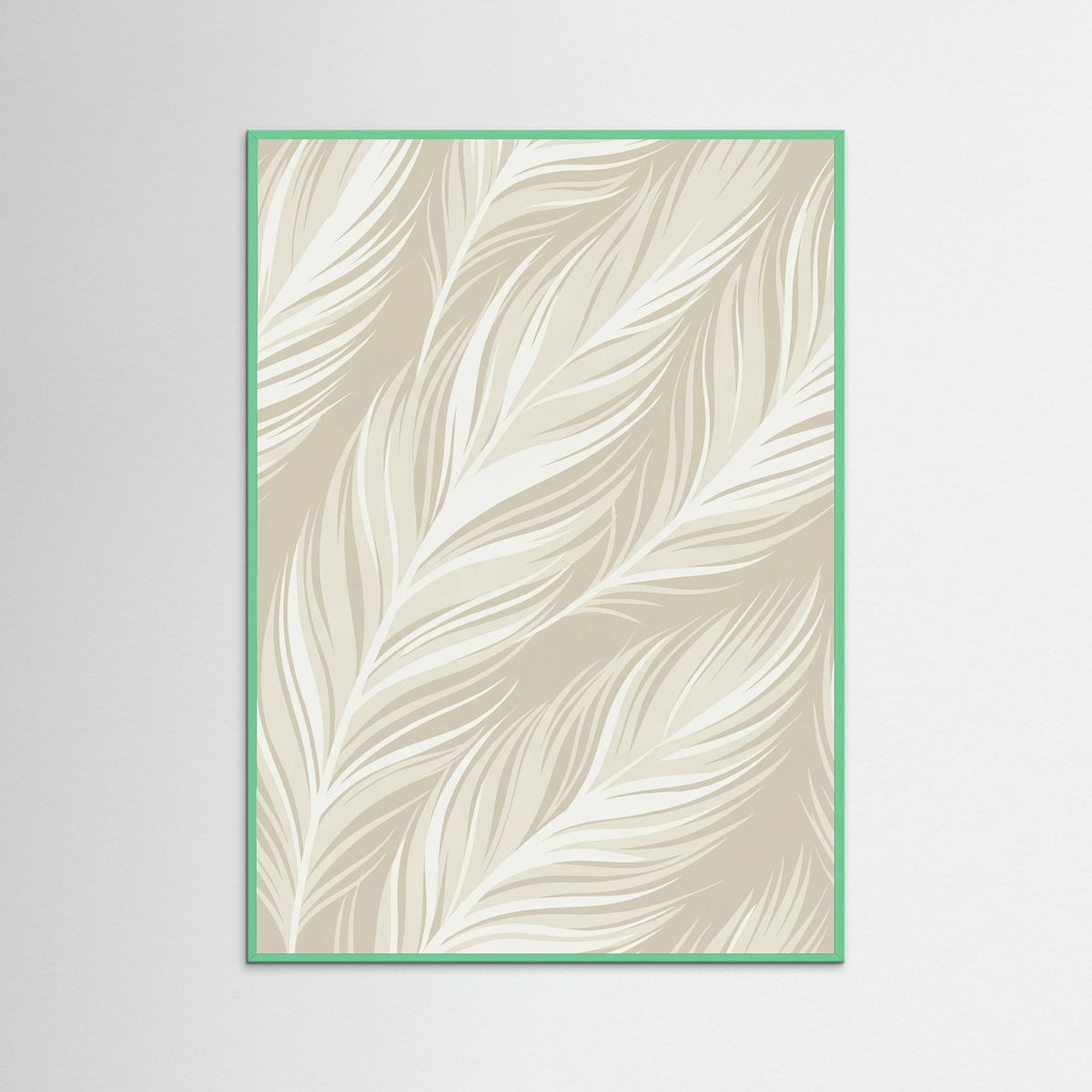 Mint Wood Subtle Botanical Flow