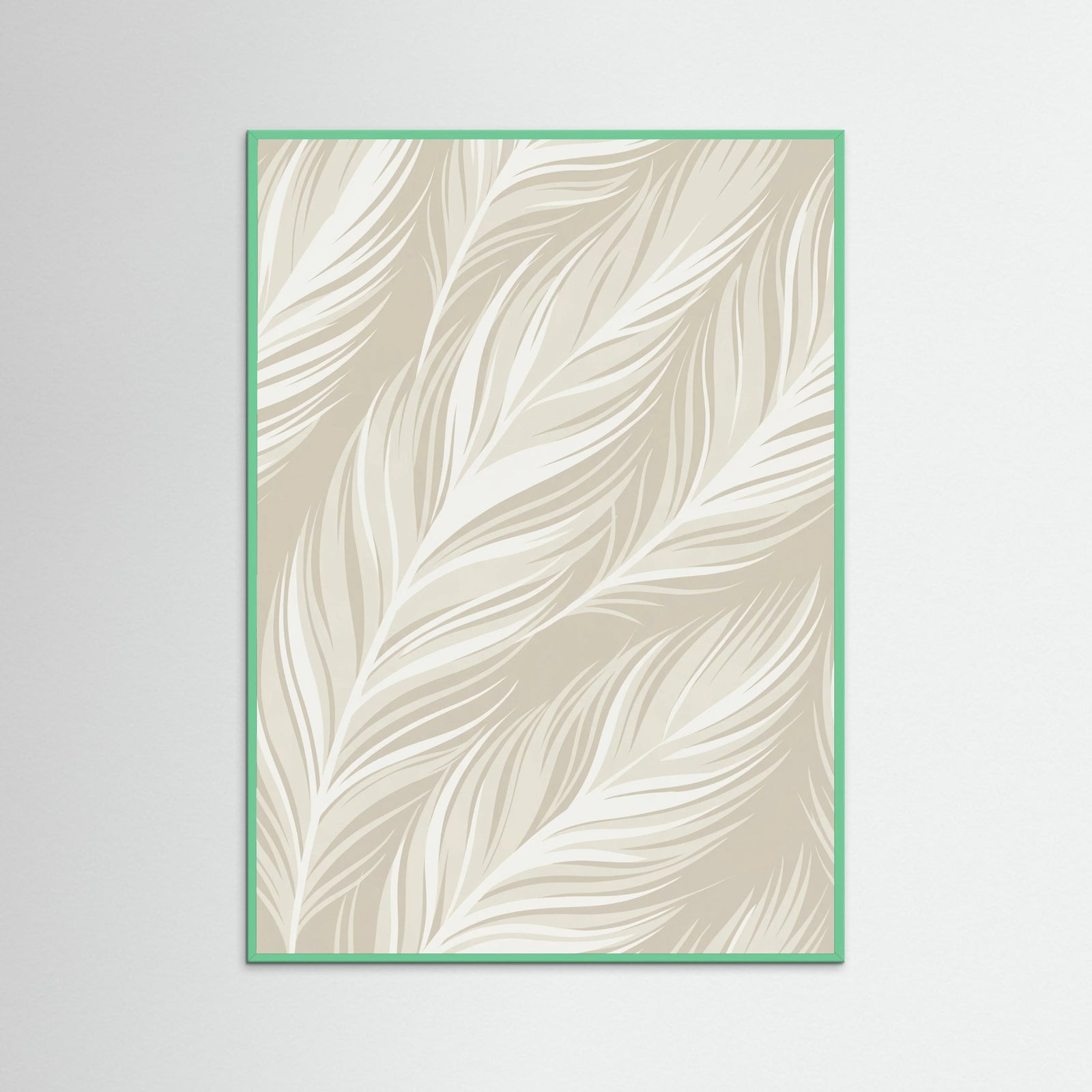Mint Wood Subtle Botanical Flow