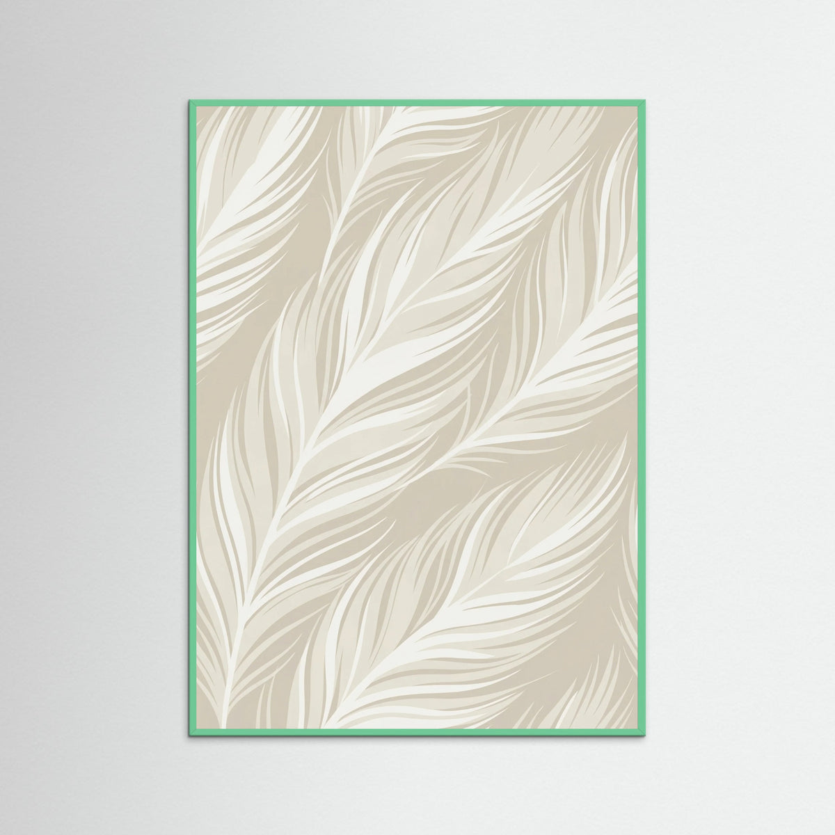 Mint Wood Subtle Botanical Flow