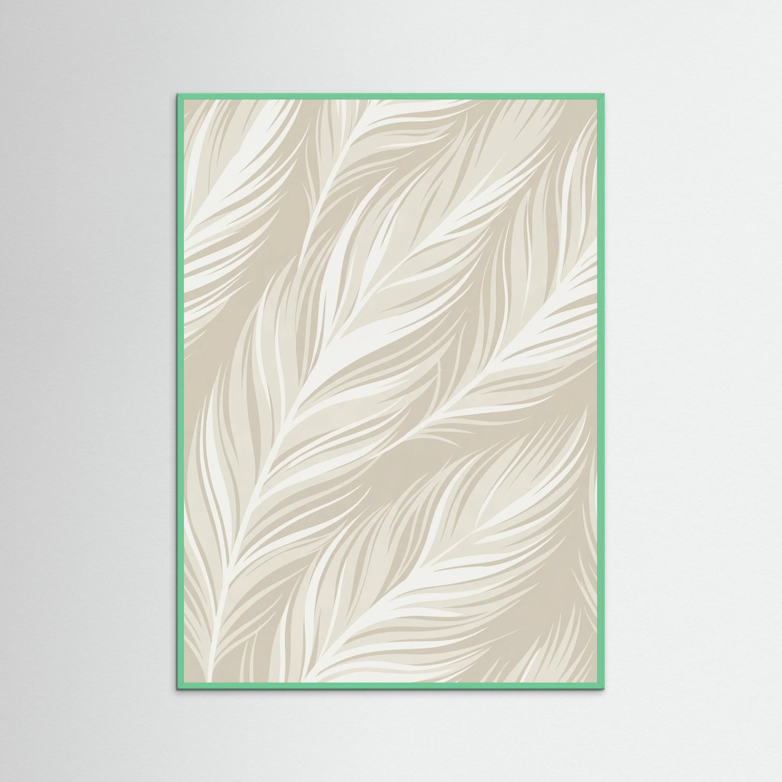 Mint Wood Subtle Botanical Flow