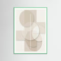 Mint Wood Subtle Geometry Beige