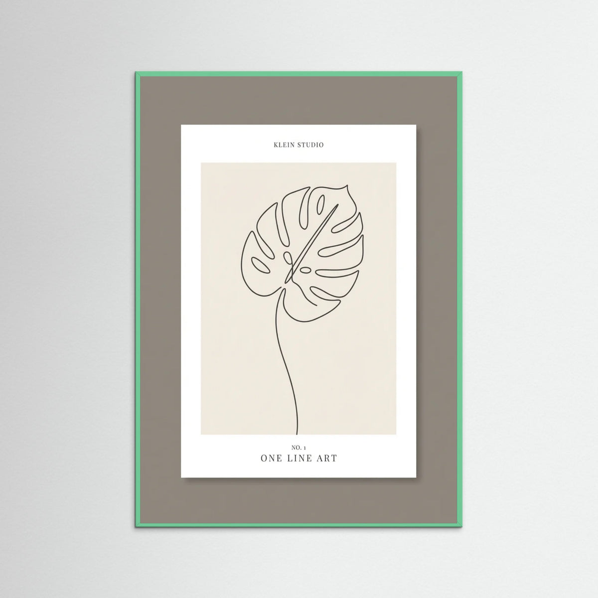 Mint Wood Subtle Silhouette