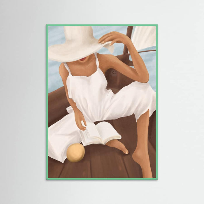 Summer Reading I Poster – poster och konsttryck