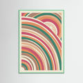 Mint Wood Sun Light Swirl