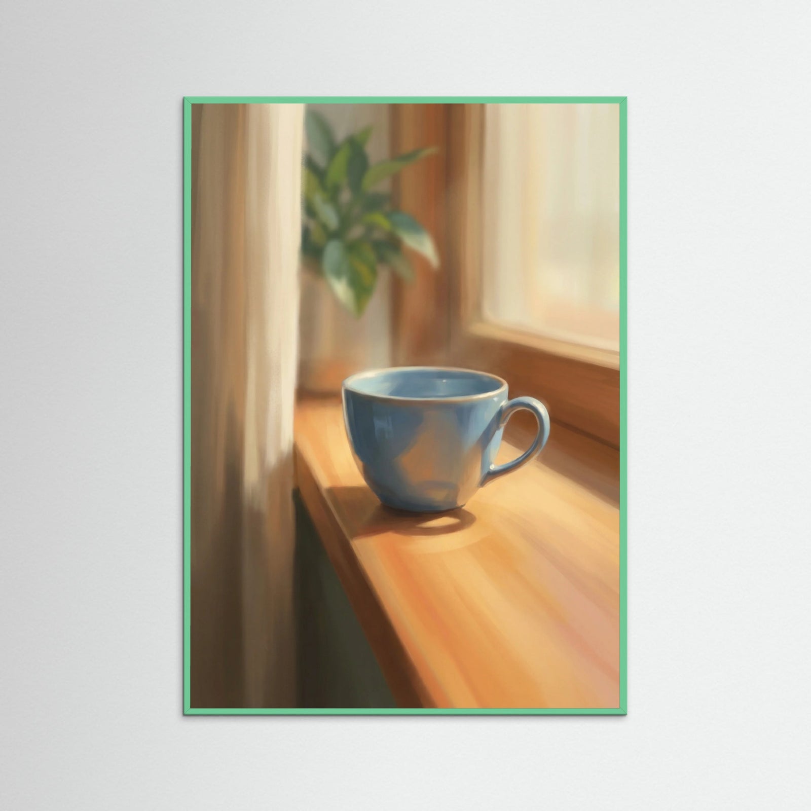 Mint Wood Sunlit Solace