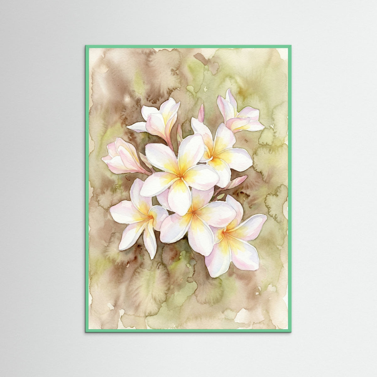 Mint Wood Sunny Hibiscus