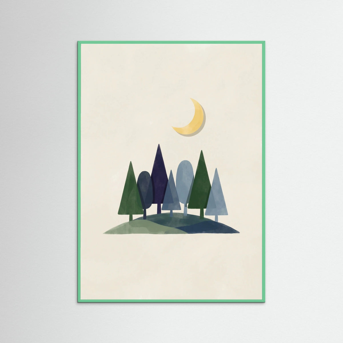 Mint Wood Sunny Hillside