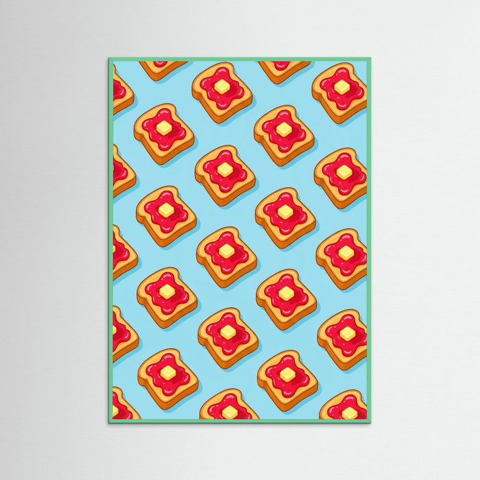 Mint Wood Sunny Side Pattern