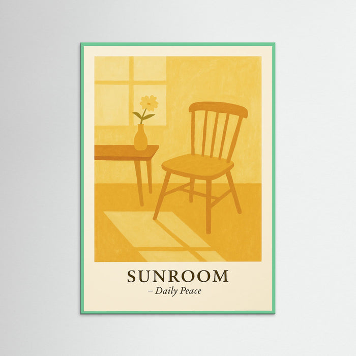 Mint Wood Sunroom
