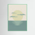 Mint Wood Sunset Reverie